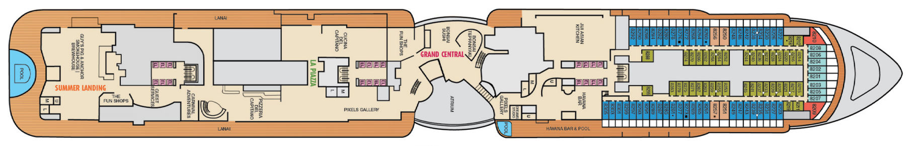 Carnival Cruise Lines Mardi Gras Deck Plans Deck 8.png